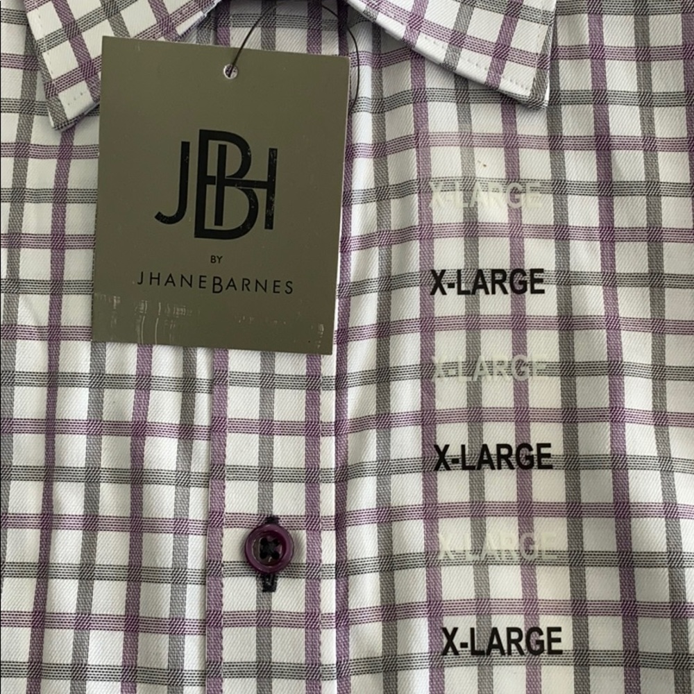 NWT JHane Barnes men shirt size XL Long Sleeve - Picture 3 of 10